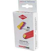KNIPEX カラーコードクリップ カラーミックスV01(5色X各2ピース) 0061-10CV01 1箱(10個) 677-8579（直送品）