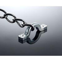 ニッサチェイン ダイカストアイストラップ 6mm ユニクロ B-1459 1個 652-7894（直送品）