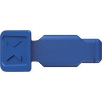 KNIPEX カラーコードクリップ ブルー(10ピース入り) 0061-10CB 1箱(10個) 677-8597（直送品）