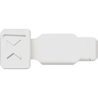 KNIPEX カラーコードクリップ ホワイト(10ピース入り) 0061-10CW 1箱(10個) 677-8577（直送品）