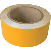 トラスコ中山 TRUSCO 強粘着・高耐久ラインテープ(屋内/屋外兼用) 黄 幅50MM×長さ20M TLTO-5020Y 1巻（直送品）