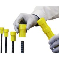 たくみ 重なる鉄筋キャップ イエロー(12個入) 1260 1袋(12個) 567-5000（直送品）