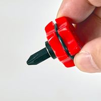 トラスコ中山 TRUSCO 4サイズ対応スタビードライバー ウルトラミニ +1，2，3，ー6兼用ビット付 99-TB 1本 524-2306（直送品）