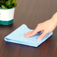 トラスコ中山 TRUSCO カウンタークロス 30x60cm ブルー レーヨン100% 100枚入 KKL-B 1袋(100枚)（直送品）