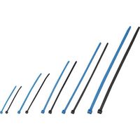 芝軽粗材 コンベックス 結束バンド フッ素樹脂 CVー280ET 黒 50本入り CV-280ET-BK(50P) 1袋(50本)（直送品）