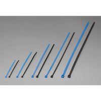 芝軽粗材 コンベックス 結束バンド フッ素樹脂 CVー350ET 青 50本入り CV-350ET-B(50P) 1袋(50本)（直送品）