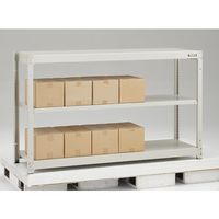 TRUSCO スチールラック M1.5型軽中量棚 1760X295XH900 3段連結 ネオグレー M1.5-3633B NG（直送品）