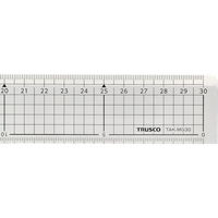 トラスコ中山 TRUSCO アクリル定規 メタルガイド付き 30cm TAK-MG30 1本(1個) 544-3614