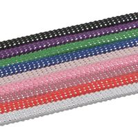 トラスコ中山 TRUSCO 一発判明カラフル靴ひも120cm 9色セット(シルバーラメ) SKH-9SVSET 1セット 546-0773（直送品）