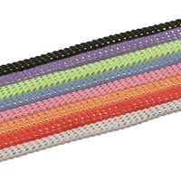 トラスコ中山 TRUSCO 一発判明カラフル靴ひも120cm 9色セット(ゴールドラメ) SKH-9GSET 1セット 546-0772（直送品）