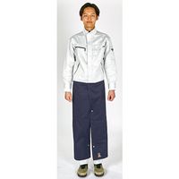 トラスコ中山 TRUSCO 防炎ローハイド型前掛け グレー(マックスダイナ) APB-014 GL 1枚 556-4418（直送品）