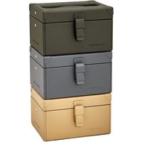 トラスコ中山 TRUSCO 片開きツールボックス アーセナルグレー 225x180x135mm TB225-DG 1個 562-8176（直送品）