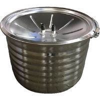 スギヤマゲン 真空保管容器 ハイバキューム缶・キミツ 20L 020-SS 1缶 554-2461（直送品）