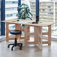 TRUSCO ペケ台 イージーワークスタンド1800mm×900mm×高さ700mm EASYLEG-70180SET 1セット（直送品）