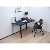 トラスコ中山 TRUSCO 超軽量アルミデスク ブラック 1200x700x720 ULAD1270BK 1台 630-8227（直送品）