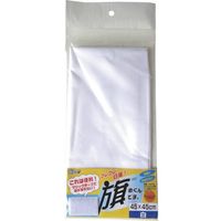 ミズケイ 「旗めくんです。」白旗<45cm×45cm> 8014000 1枚 524-2300（直送品）