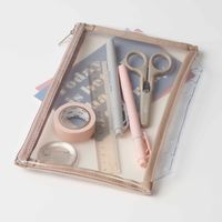 レイメイ藤井 Kept マルチ収納ファイル用リフィル メッシュポーチ(6穴) サンドベージュ KP56SB 1個