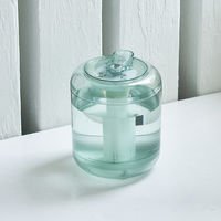 ライフオンプロダクツ 充電式クリア加湿器LEDライト付 ミントグリーン LCAHF005-ME 1台