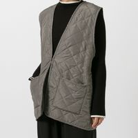 ショートベスト チャコール LAKOLE/ラコレ