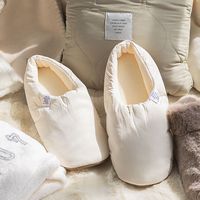 ふっくらバブーシュ ホワイト L（27～30.5cm） LAKOLE/ラコレ