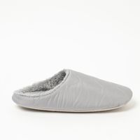 【LAKOLE/ラコレ】 キルトルームシューズ グレー L（27～30.5cm）