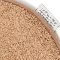 チェアパッド（ラウンド） イエロー LAKOLE/ラコレ