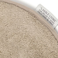 チェアパッド（ラウンド） ベージュ LAKOLE/ラコレ