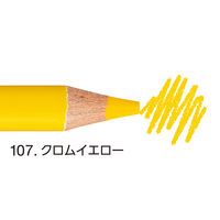 三菱鉛筆 色鉛筆トイロノ 単色 クロムイエロー TR.107 1ダース（12本）