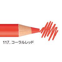 三菱鉛筆 色鉛筆トイロノ 単色 コーラルレッド TR.117 1ダース（12本）