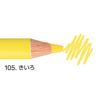 三菱鉛筆 色鉛筆トイロノ 単色 きいろ TR.105 1ダース（12本）