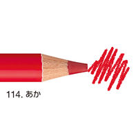 三菱鉛筆 色鉛筆トイロノ 単色 あか TR.114 1ダース（12本）