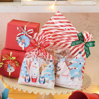 ヘッズ クリスマススノーベアOPPギフトバッグー3 XMK-OP3 1袋(50枚)