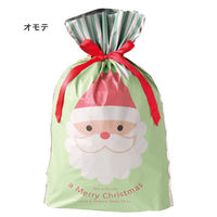 ヘッズ チャーミングクリスマスリボン付PEギフトバッグーM XCM-RBM 1袋(20枚)