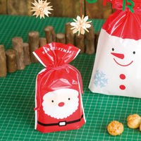 ヘッズ クリスマスハッピーサンタ&スノーマン巾着バッグー4 XHS-4NS 1袋(20枚)
