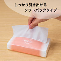 ティッシュペーパー 150組（5個入）ネピア ピタ！ソフトパックティシュ 1セット（1パック（5個入）×16）王子ネピア