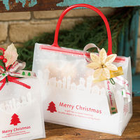 【クリスマス】ヘッズ クリスマススノータウンギフトバッグー1XST-1B1袋（10枚）