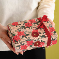 【クリスマス】ヘッズポインセチアギフトボックスーSXPO-GS1袋（10枚）