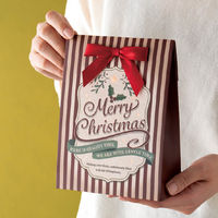 【クリスマス】ヘッズアメリカンクリスマスリボン付ギフトボックスーSXAM-GBS1袋（20枚）