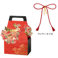 【お正月】ヘッズ和風ハンドルギフトボックスー3/束ね熨斗WA-GB31袋（10枚）