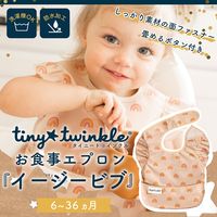 Tiny Twinkle イージービブシングル フリル付き Rainbow 1枚