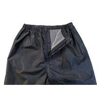【レインウェア】 カジメイク 軽量前開きレインパンツ ブラック L 3223 1着