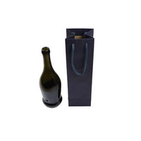 ハピラ 手提紙袋 スリム ワイン1本用 コン 1セット（50枚：10枚入×5袋） TES09SK 1パック