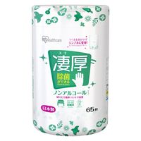 ウェットティッシュ ノンアルコール 凄厚 除菌ができるウェットティッシュ 本体 65枚入 1セット（1個×4）アイリスオーヤマ