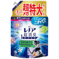(在庫処分セール)レノア 超消臭1WEEK SPORTS フレッシュシトラス 詰め替え 超メガ特大 1900mL 1セット（4個） 柔軟剤 P＆G【旧品】