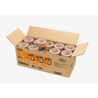 【ガムテープ】 クラフトテープ 無包装 No.500 幅50mm×長さ50m K50X63 積水化学工業 1セット（1000巻入）