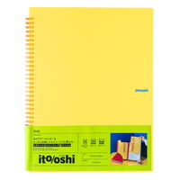 プラス イトオシ ツインリング型ファイル A4 1ポケットタイプ イエロー 91812 1冊