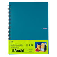プラス イトオシ ツインリング型ファイル A4 1ポケットタイプ グリーン 91813 1冊