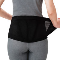 腰サポーター（コルセット） ランバックスリム ブラック L 033974 1枚 竹虎