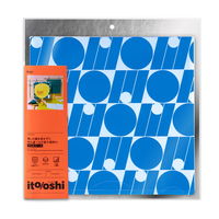 プラス イトオシ うちわケース PP製 片面不透明 ポケット付 ブルー 91471 1枚