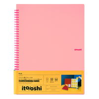 プラス イトオシ ツインリング型ファイル A4 9ポケットタイプ ピンク 91835 1冊